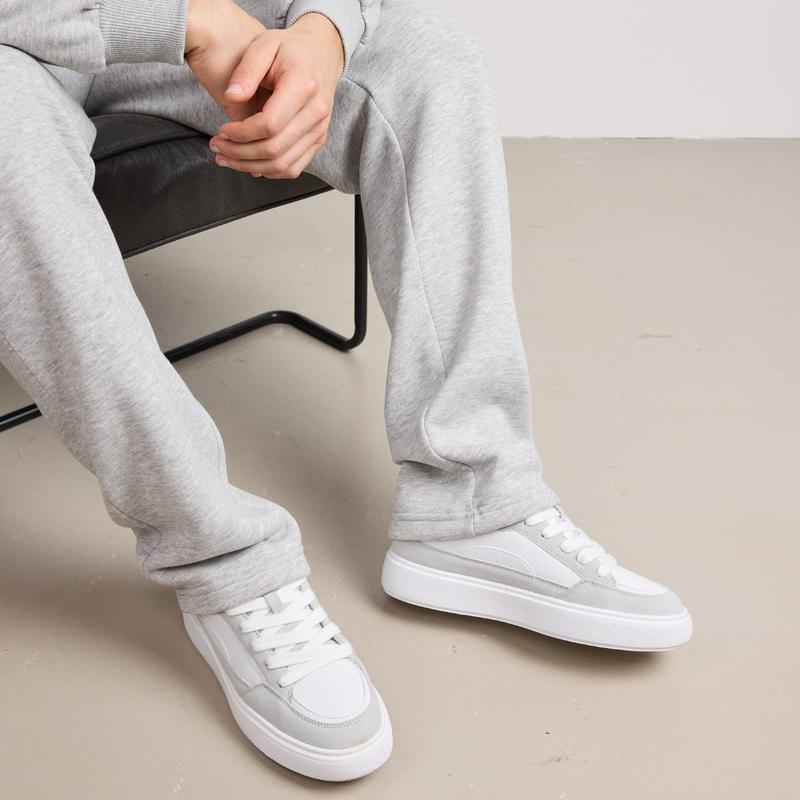 Premium Skate Shoe | White Grey 1