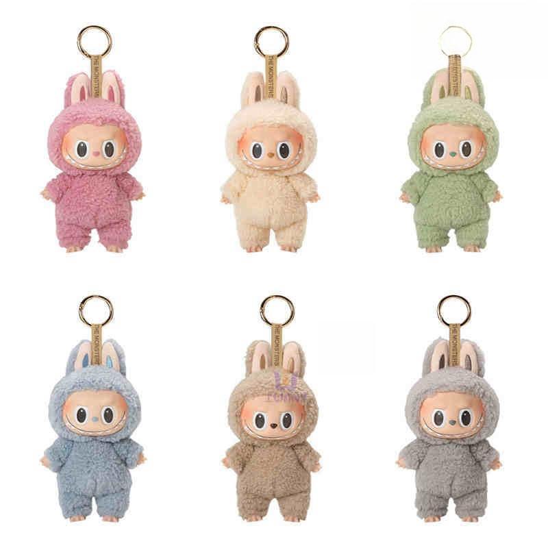 2025 Blind Box Monster Labubu Vinyl Figurine Model Toys Bag Keychain Collectible Xmas Gifts Desktop Decor Toy 6