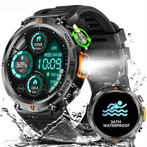 Men's Sports Smart Watch, Fashion Digital Watch with Multiple Sports Modes, Waterproof Watch for Outdoor Sports