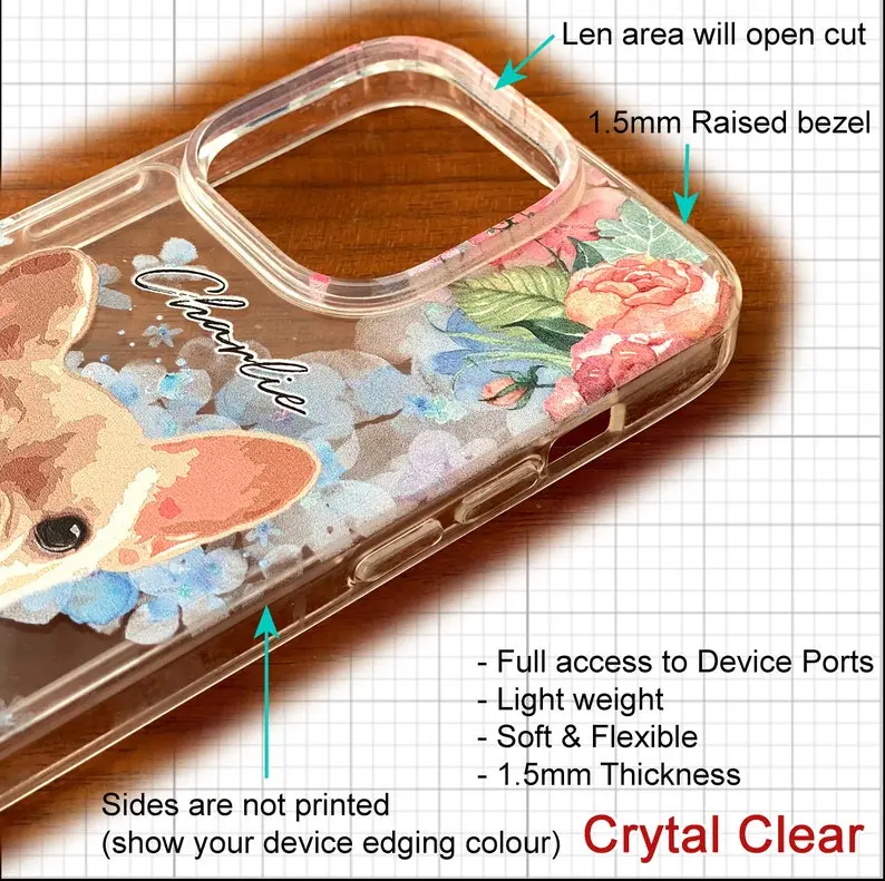 The Simpsons Cowboy Homer Clear Case - Protective Cover Protection Aesthetic 1