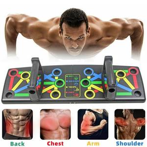 Foldable 14 in 1 Push Up Board Fitness Workout Train Gym Muscle Exercise Press