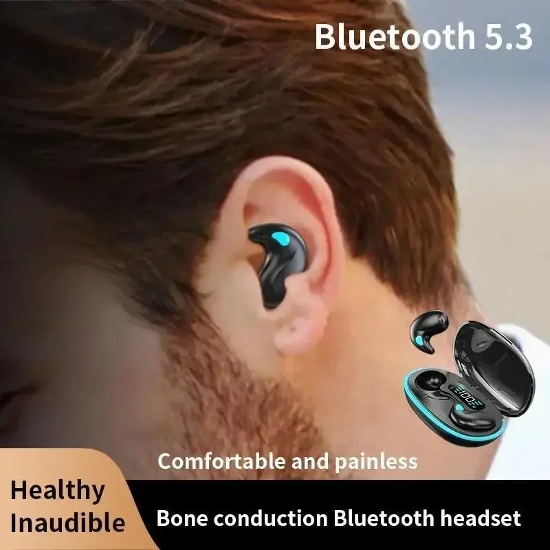 Wireless Headphones, Invisible Bluetooth-compatible Sleeping Earbuds, Noise Cancelling Headphone for Running, Exercising, Gaming Sports, Electronic Headset Audio, Back to School Gifts, Gifts for Friends, Valentine's Day Gift, Gaming Headset, Men Gifts