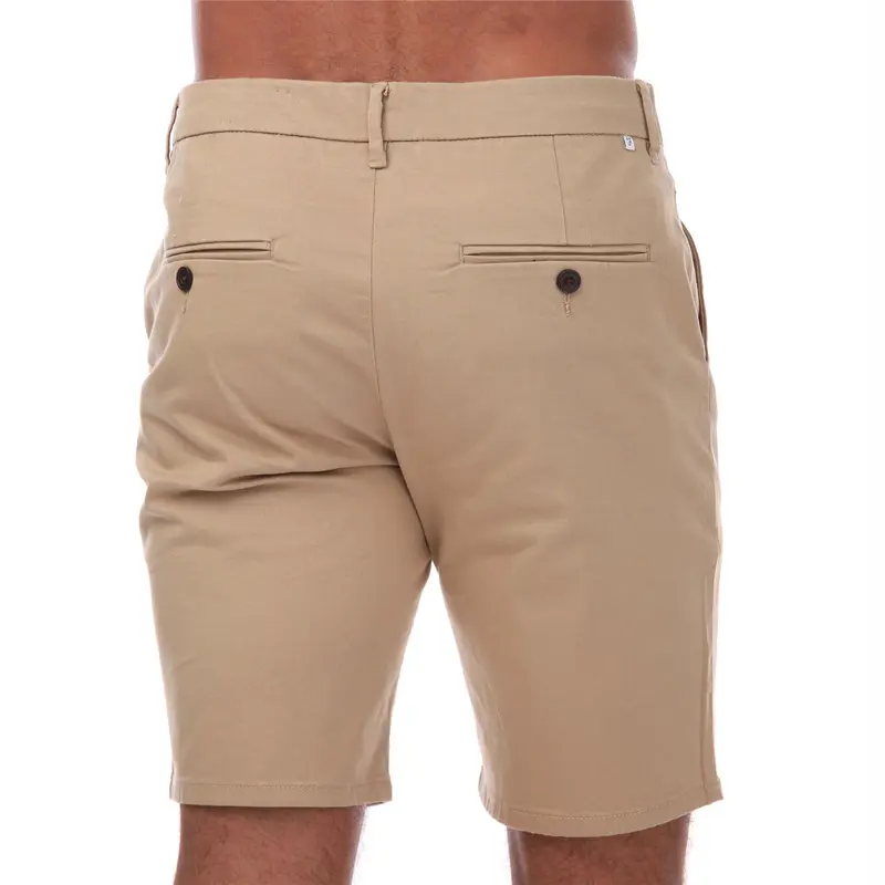 Men's Farah Bassett Chino Shorts in Cream 1
