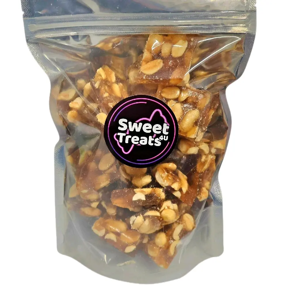 Peanut Brittle - 500g, Vegetarian & Crunchy Snack