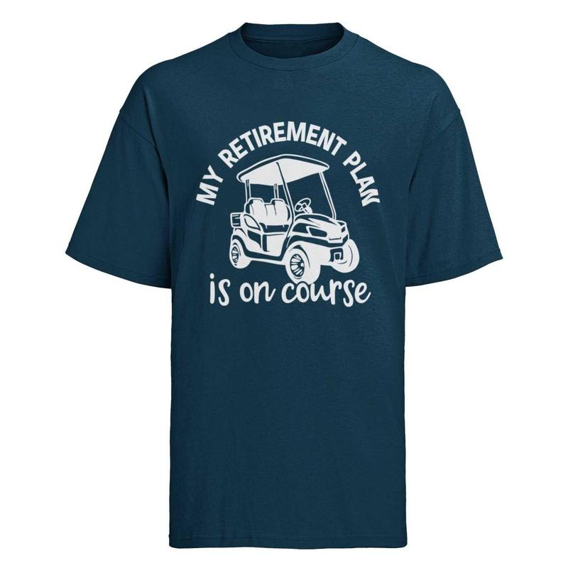Funny Golfer Retirement Gift My Plan Is On Course Golf Novelty Present Player 0