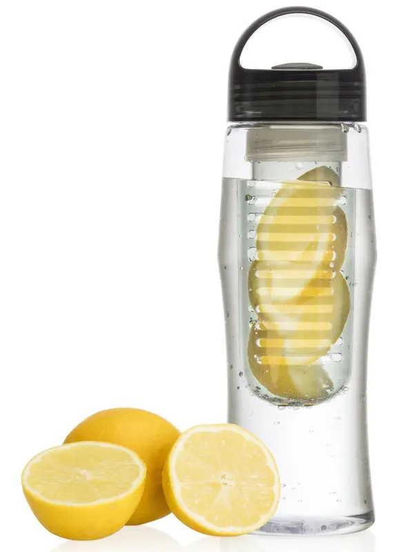 Vinsani 700 ml Fruit Infuser Water Bottle for Cycling, Gym, Workout, Office Hydration - BPA Free Non-Toxic Tritan Plastic Bottles for Flavoured & Infused Water 1