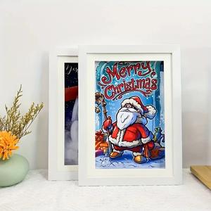 Picture Frame, 1 Count Flip Top Photo Frame, Replaceable Front Opening Frame, Home Decor for Living Room Bedroom Study Room [without Pictures], Wooden Frame