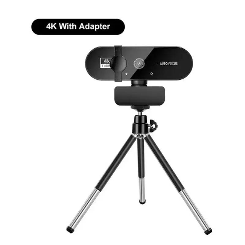 4K Webcam 1080P Mini Camera 2K Full HD Webcam with Microphone 30Fps USB Web Cam for Auto Focus PC Laptop Video Shooting Camera 8
