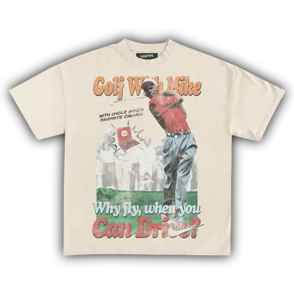GOLF WITH MIKE VINTAGE Tee | Graphic T-Shirt - Sweatshirt - Hoodie | Sport Tee | Gift For Fan