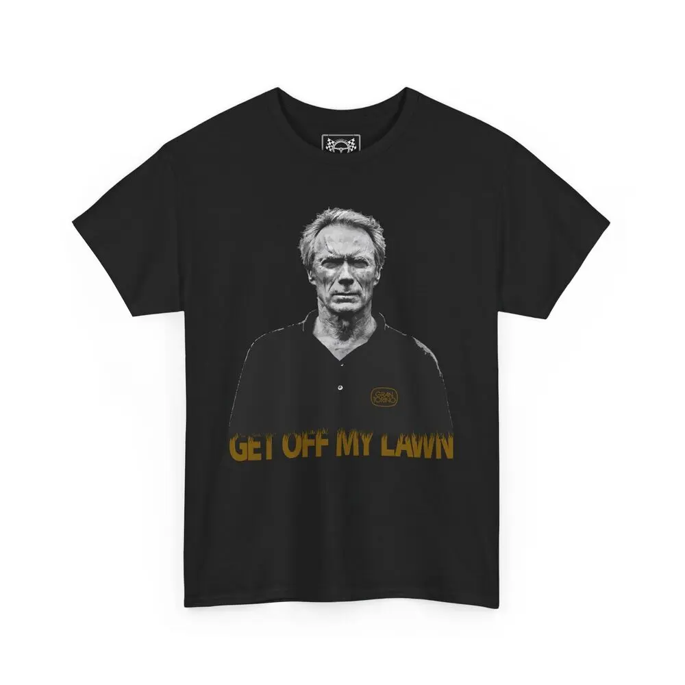 Clint Eastwood Vintage Design T-Shirt Gran Torino Movie Tee Muscle Car Fans Gift