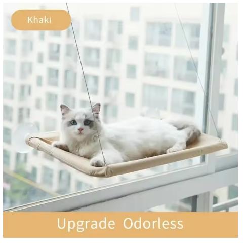 New Cat Hammock Cat Sunny Window Seat Washable Detachable Pet Bed Suction Shelf Bag Beds Seat For Cat Sleeping Pet Accessories 1