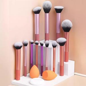 Professional Multifunctional Soft Makeup Brushes Kits for Women, 15pcs/set Including Brushes & 2 Counts Sponges & 1 Count Powder Puff, National Day Makeup, Makeup Brush Set, Beauty Travel Brush, Blending Brush, Cosmetic Brush Set, Makeup Tools Set