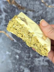 White Chocolate Viral Dubai Bar - Indulgence by Joséphine White Chocolate PTK Bliss Bar Chocolate Bar  - Pistachio Tahini Knafeh / Kunafah  -  snack dessert gift high quality