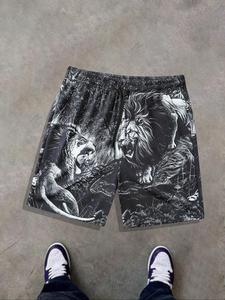 Men's Regular Fit Shorts, Casual Comfy Breathable Swim Shorts for Summer, Men's Swimwear for Beach Vacation