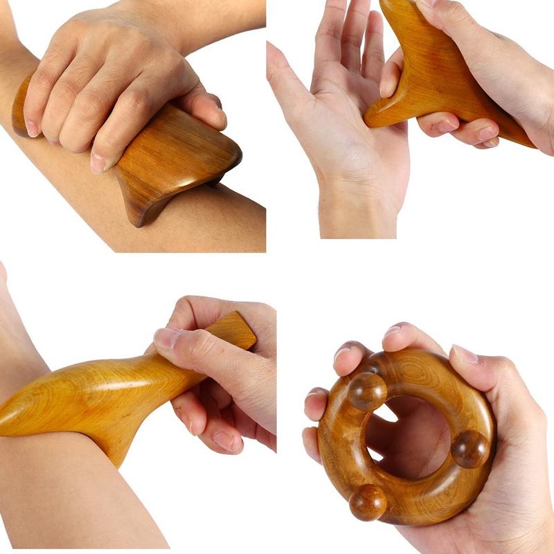 Product Introduction of 5Styles Vietnam Fragrant Wood Body Foot Reflexology Acupuncture Thai Massager Roller TherapyMassager 9