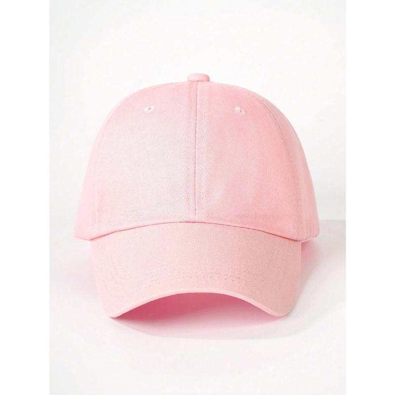 [UU] 1pc Soft Crown Blank Adjustable Baseball Cap, Outdoor Sun Protection Casual Hat, Suitable For Spring/Autumn Travel, Beach Vacation, Unisex 3