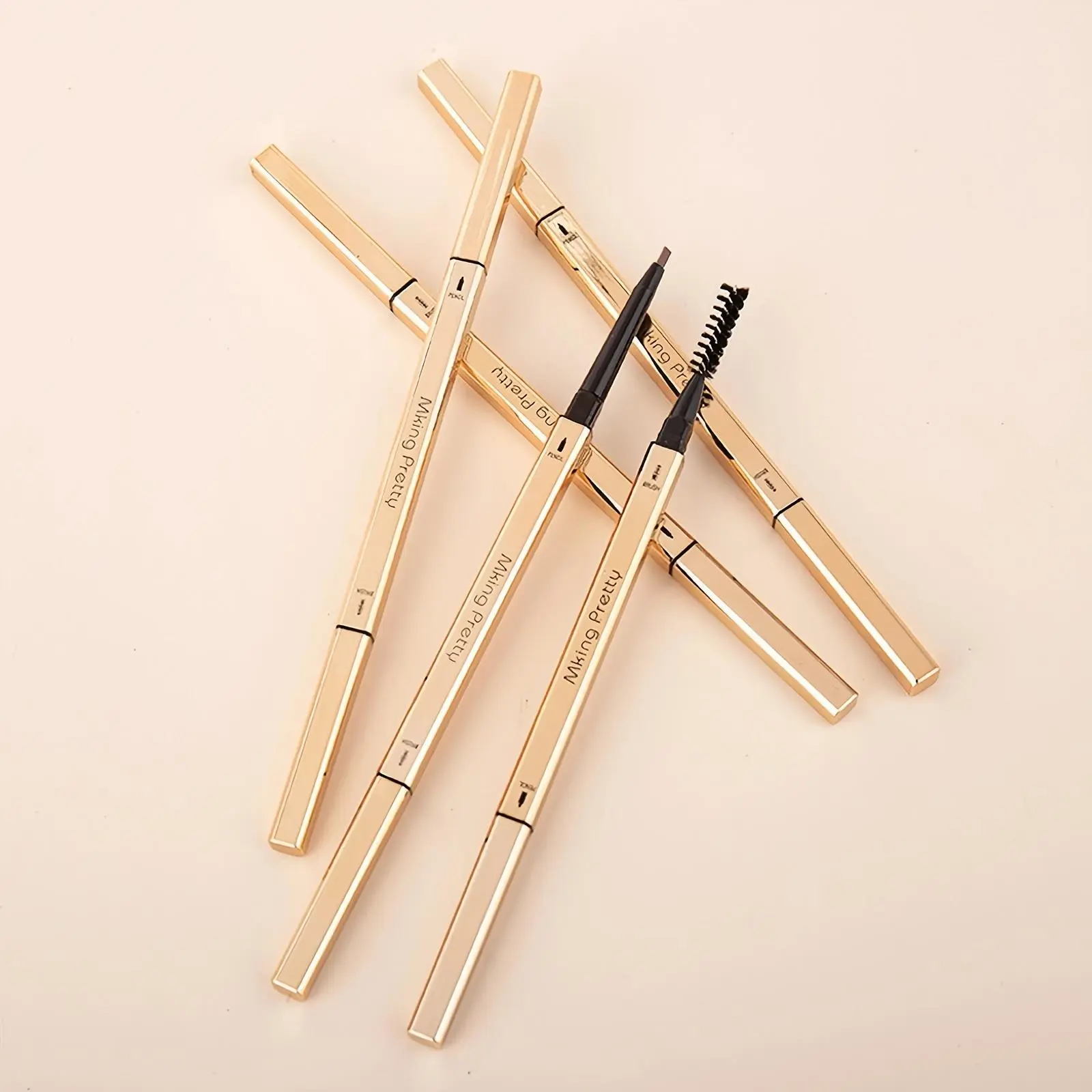 Waterproof Eyebrow Pencil, Eyebrow Pencil For Beginner, Extremely Fine Double-headed Eyebrow Pencil, Durable And Long Lasting For Women Makeup