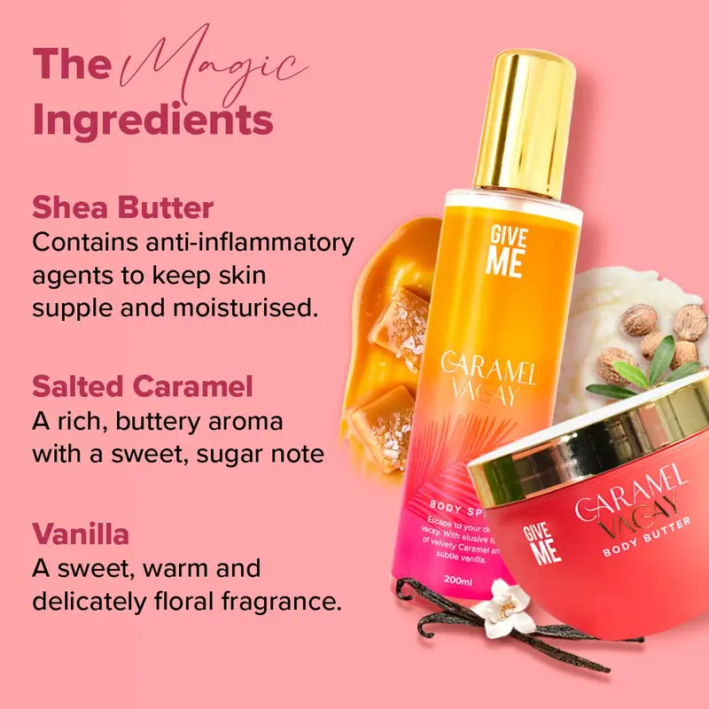 Give Me- Caramel Vacay Body Range- Choose your type 1