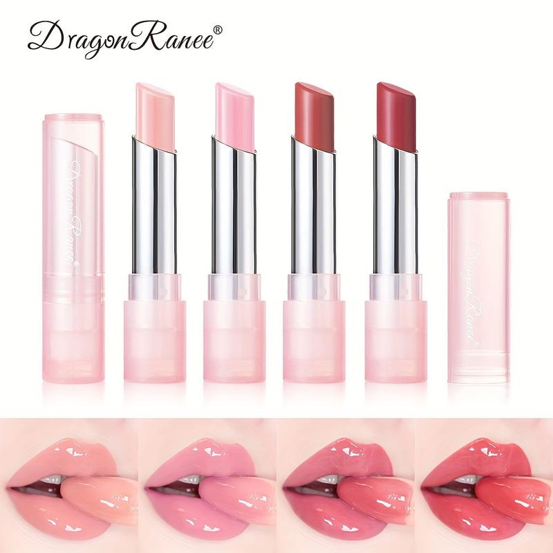 DragonRanee Color-Changing Lip Balm - Moisturizing Long-Lasting Waterproof Jelly Lipstick with Shifting Pink Shades, Glossy Finish for All Light Beige Types, Valentine's Day Gift for Women 3