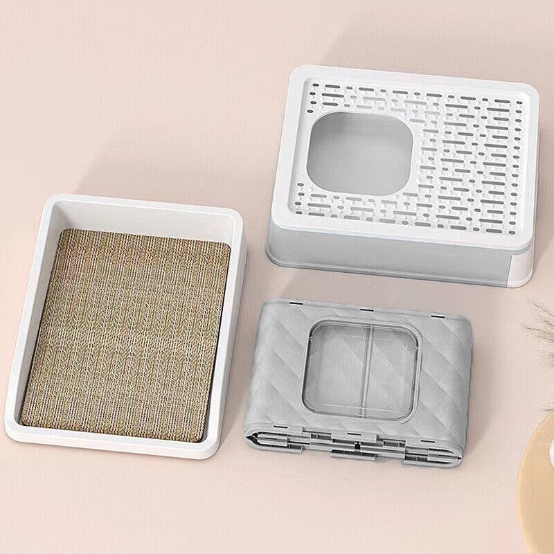 Product Introduction of XL Large Cat Litter BoxAnti-Splashing Cleaning Cat Pan Drawer 20