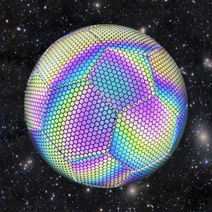 Glow-in-the-dark Football, Holographic Football, Luminous Football, Size 5, Includes 1 Sport Bag, 1 Mesh Bag, 2 Needles, & 1 Pump