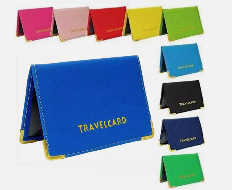 New PU Leather Travel Bus Rail Pass Card Holder Oyster Cover Case Holder WalletHISTORY 1