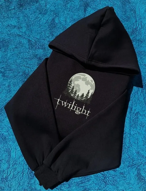 Twilight Series Embroidered Hoodie - The Twilight Saga | Perfect for Fans of the Twilight Series, Autumn Adventures, or Cozy Nights 2