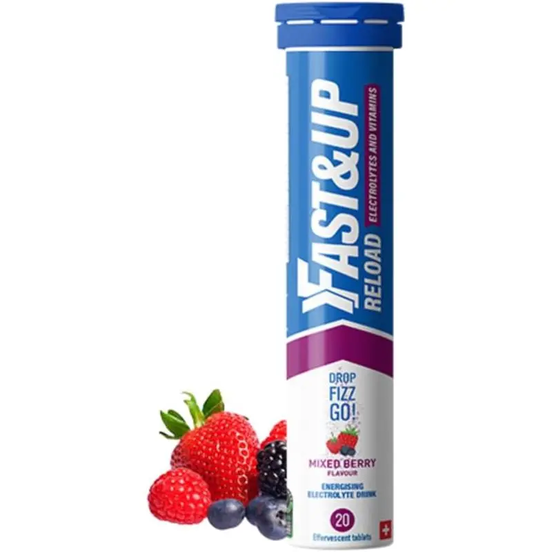 Fast&Up Reload – Mixed Berry - Instant Electrolytes & Hydration - 20 Effervescent Tablets