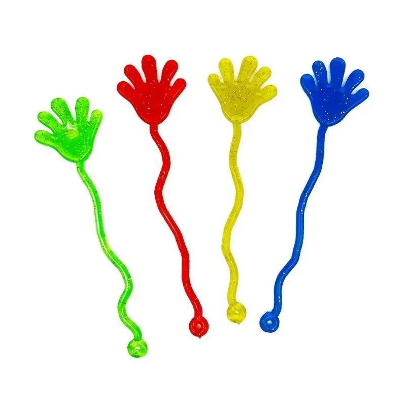 25/50pcs Stretchy Slinky Hand Toys - Colorful Rubber Finger Toys for Kids Party Favors, Prank Gifts & Classroom Rewards 2