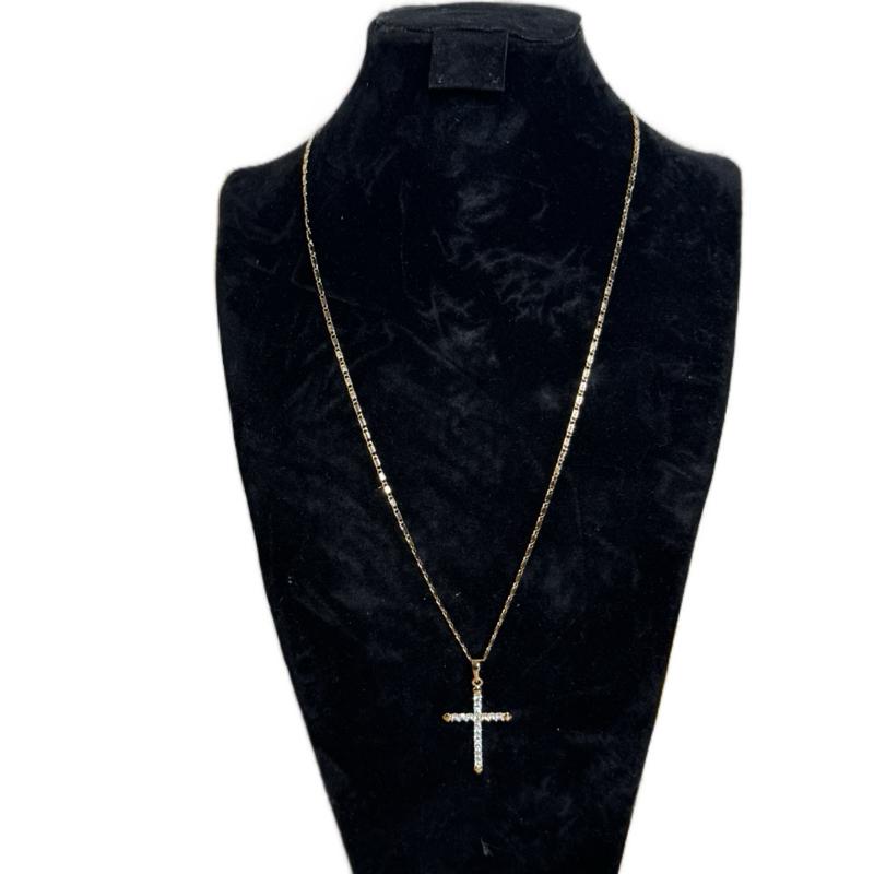 Women's Crossed Necklaces - Fashion Accessory 4