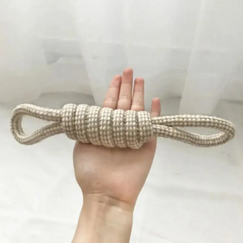 1Pc Cat Dog Knot Toy Cleaning Teeth Grinding Teeth Interest Interactive Wear Resistant Knot Toy Play Entertainment Pet Supplies 2
