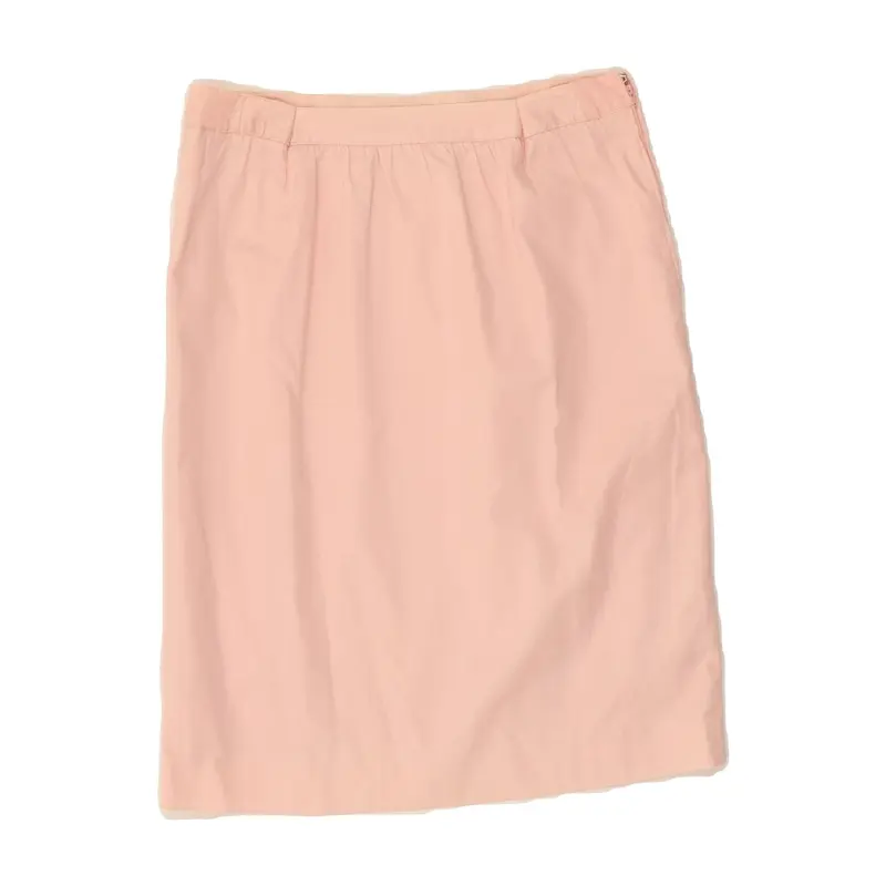 Pre-Owned Vintage LUISA SPAGNOLI Womens 4 Button 2 Piece Skirt Set IT 42 Medium W28  Pink 3