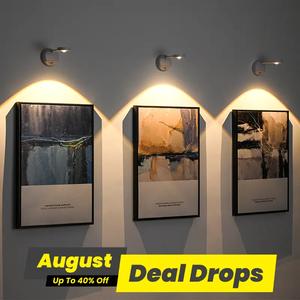 Rechargeable Motioning Sensor LED Wall Light, Multipurpose Indoor Lighting Wireless Wall Monted Induction Wall Lamp, 1 Count Wall Mounted Night Light For Gallery, 1200mAh Stairs Hallway Corridor Living Room And Bedroom Decor, LED Lights