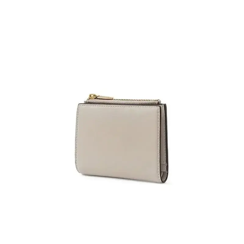 2025 New Women's Leather Wallet NicheSimple Coin Purse Small And Delicate Design Leather Clip Card Holder unisex 3