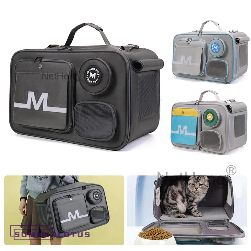 Dog Cat Pet Travel Bag Carrier Breathable Transparent Backpack cat  carrier 0