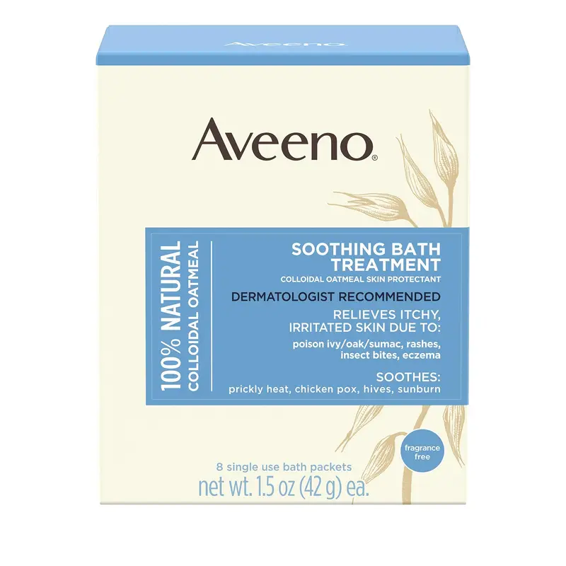 Aveeno Soothing Bath Treatment For Itchy, Irritated Skin, 8 Count 0