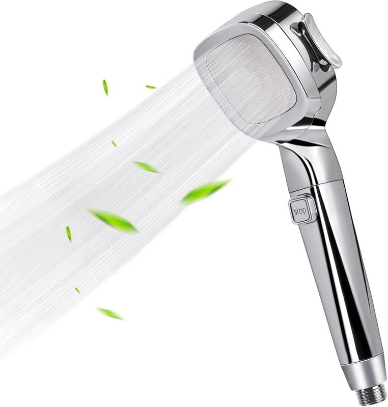 Shower Head High Pressure Shower Heads with Shower Filter Core, 4 Spray Modes and Pause Switch Design for Power Shower Head to Increase Water Pressure 7