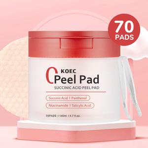 Red Succinic Acid Panthenol Pads | Niacinamide + Salicylic Acid Skincare