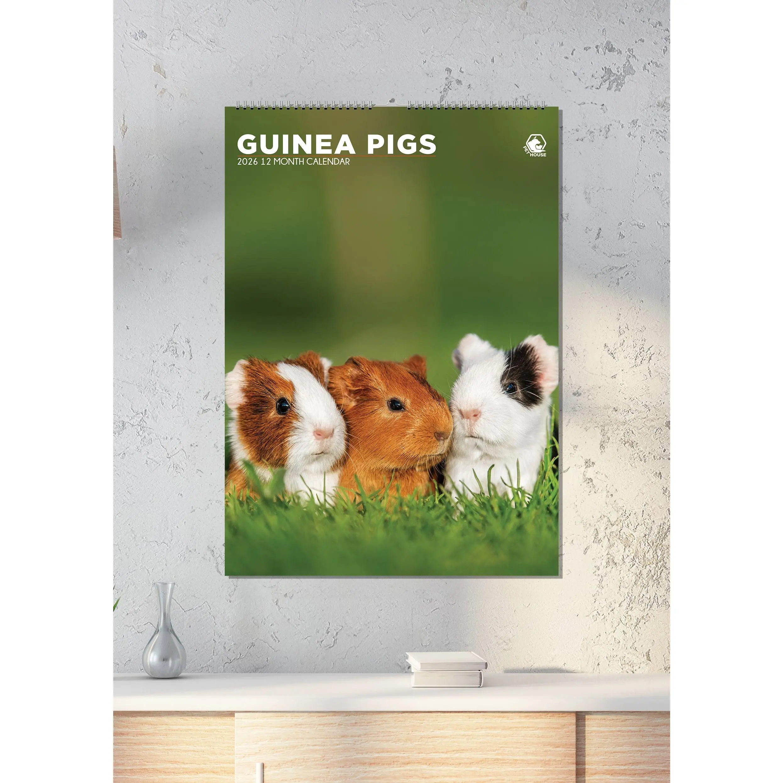 Guinea Pigs Calendar 2026 – The Ultimate Calendar for Pet Guinea Pig Lovers