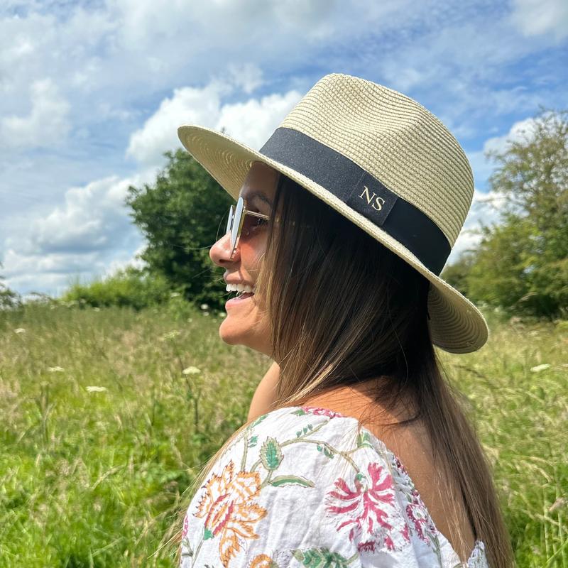 Personalised Straw Panama Hat 3