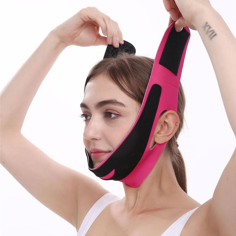 Product Introduction of Women Slimming Chin Cheek Slim Lift Up Mask V Face Line Belt Anti Wrinkle Strap Band Facial Beauty Tool Face Slimming Bandage 7