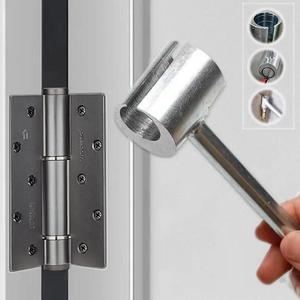 Double Head Adjustment Tool, Adjustable Hinge Hole Opener, 14-19mm Hinge Repair Tool, Universal Hand Tool for Home and Office