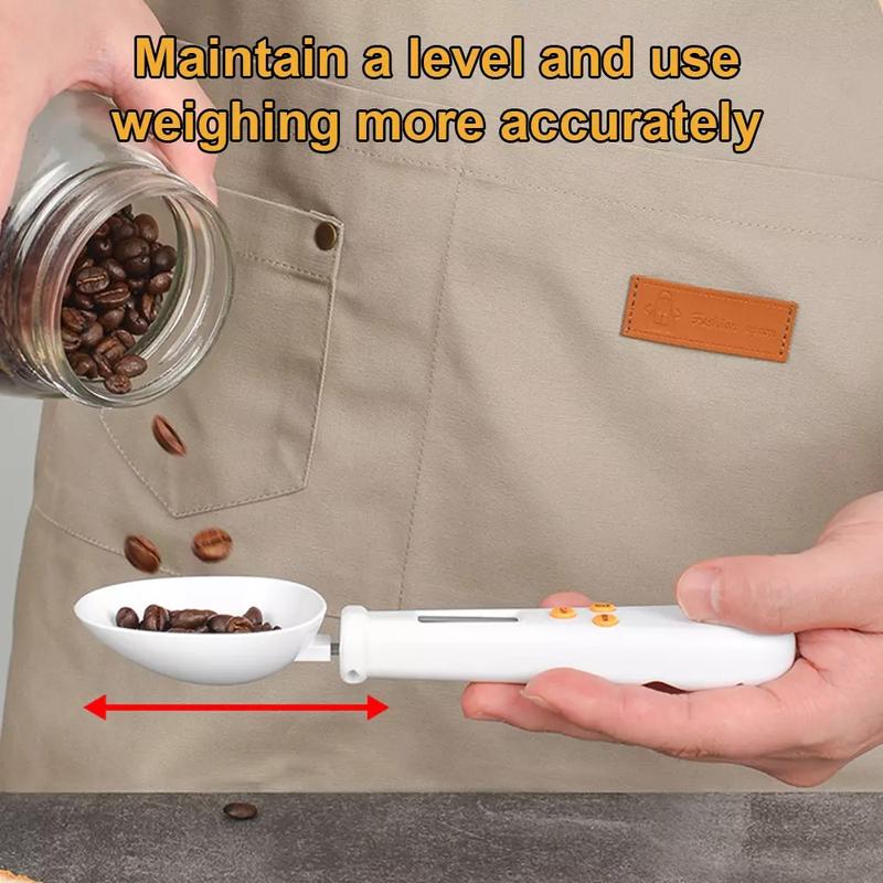 Product Introduction of Digital Kitchen Scale Spoon, 1 Count Electronic Measuring Spoon with LCD Display w/ thermometer 3
