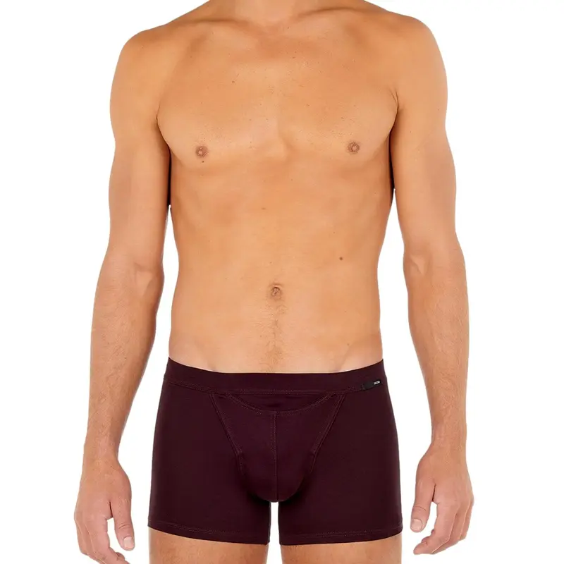 Hom Tencel Soft Boxer Brief - Bordeaux 1