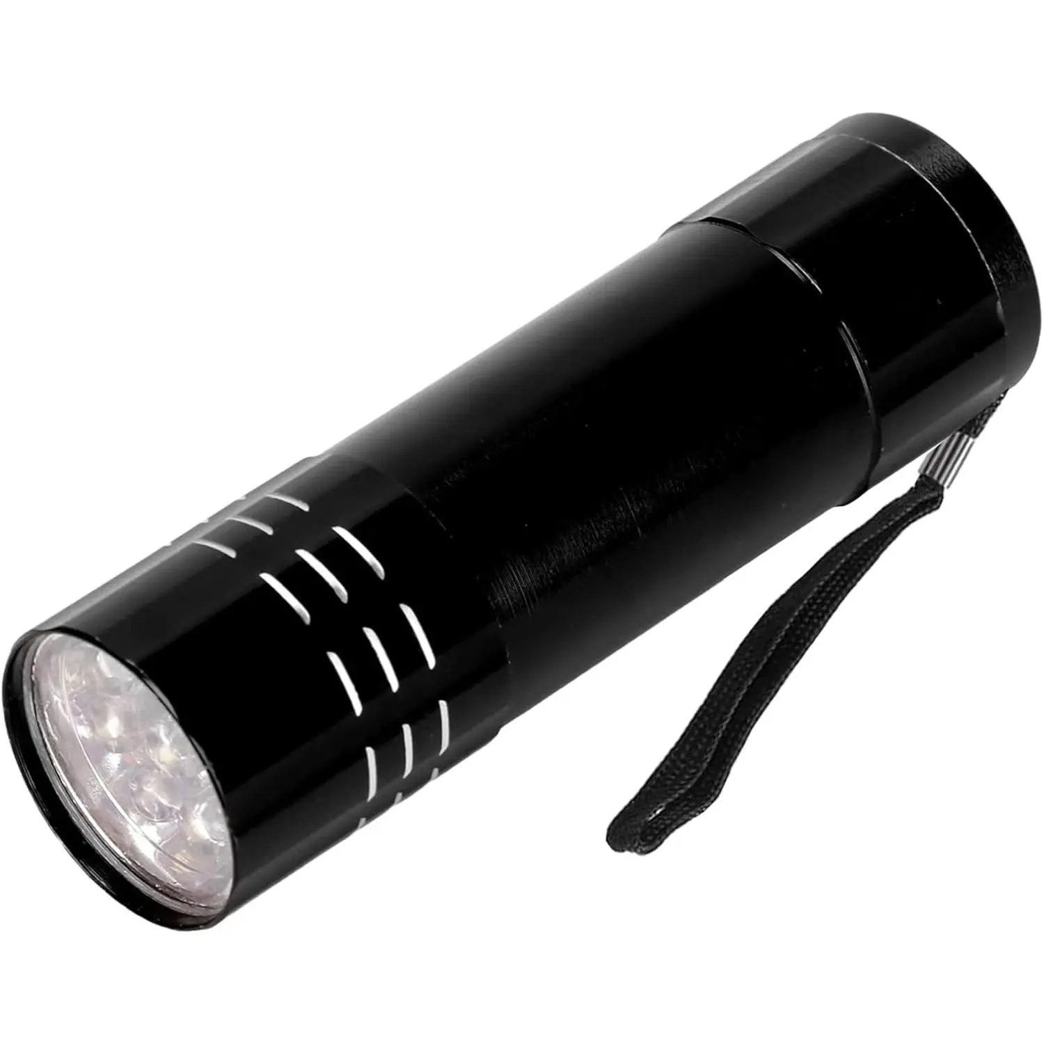 UV Light Torch LED Flashlight, Battery Powered Ultraviolet Blacklight for Pet Urine Stain Detector, Money, Fluorescent, Hotel & Bathroom, Great Gift for Pet Owners, Black, 1pc