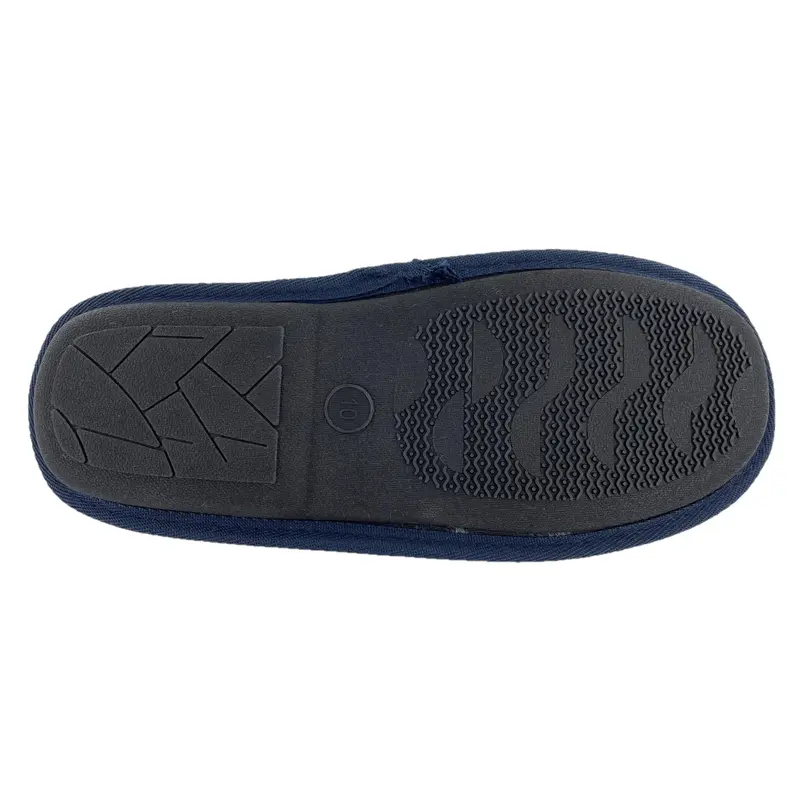Men's Microfibre Slip-On Faux Fur Lined Memory Foam Mule Slippers 5
