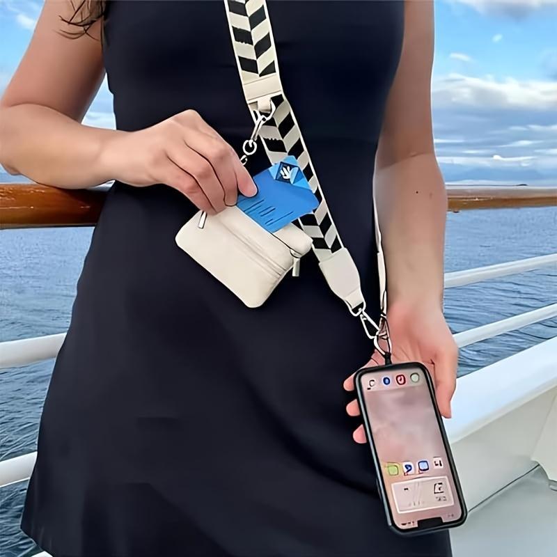 Phone Strap With Zippered Pocket, Anti-drop Phone Case With Zippered Lanyard, Wallet Card Slot, Adjustable Crossbody Phone Strap, Crossbody Bag Phone Strap With Shoulder Strap, Shoulder Or Wrist Phone Lanyard. 8