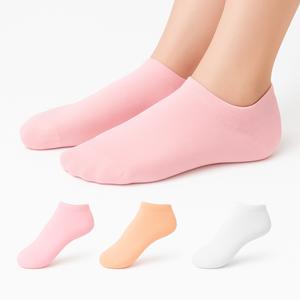 2pcs Silicone Foot Care Socks Moisturizing Gel Socks Elastic Cracked Skin Care Smooth Womenswear Comfortable Light Comfort Water Proof Basic Minimalist Slip
