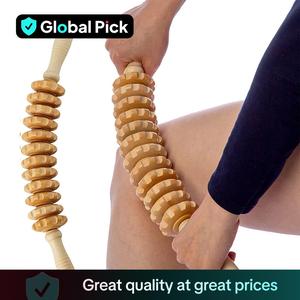 Lymphatic Drainage Manual Massage Tool, 1 Count Beige Wooden Massager for Sculpting, Muscle Shaping, Body Care