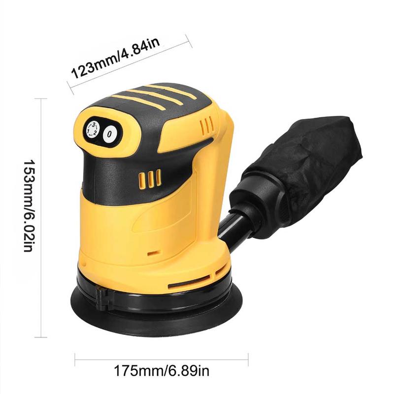 Product Introduction of For DeWalt 18V Battery 3-Speed Adjustable Electric Polisher Brushed Sander B 3